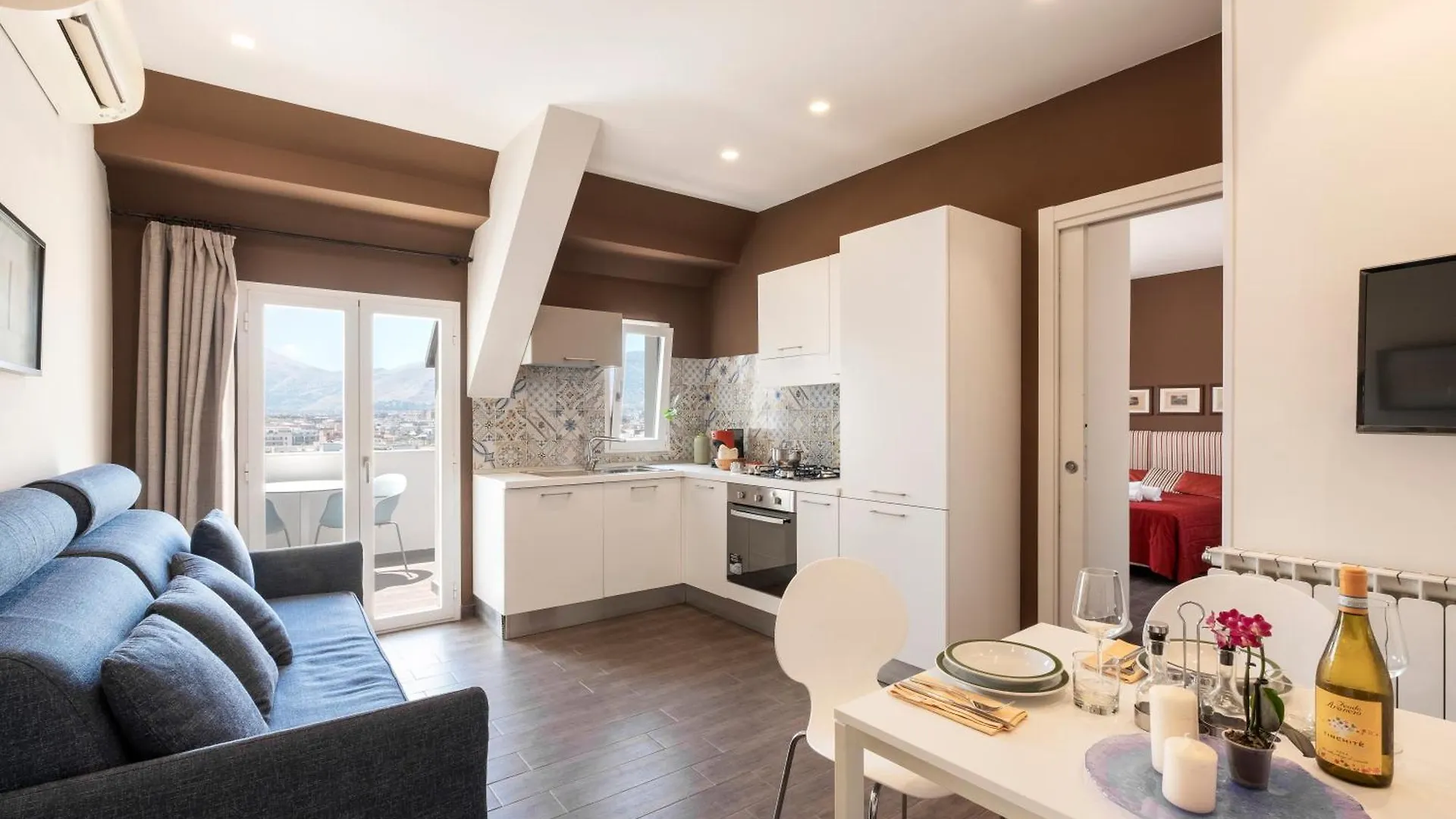 アパートホテル Marbela Apartments & Suites パレルモ